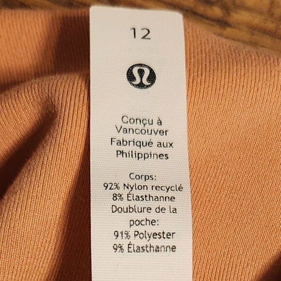 Lululemon Ready to Rulu Pink Savannah Cowl Neck Long Sleeve Size 12 - Picture 13 of 13
